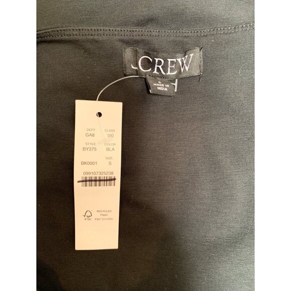 J.Crew Womens Black Sleeveless V Neck Top S - Picture 4 of 5